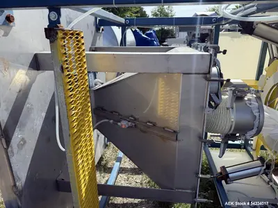 Used Flexicon Bulk Bag Unloader with Chain-Vey Conveying System – 4,000 lb Capacity Super Sack Discharge Station