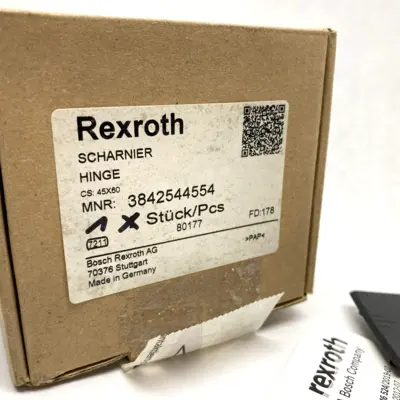 USED REXROTH SCHARNIER HINGE  3 842 544 554 BOX OF 1 PCS