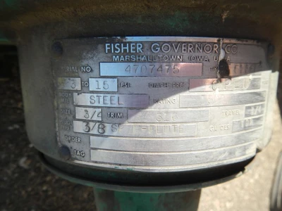 Fisher 3/4" 1500 Rating, WCB Steel, Screw In Control Valve