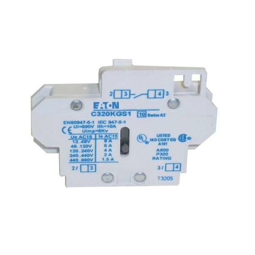 Eaton C320KG1 Freedom Accessory, Auxiliary Contact, Used On Starter [New]