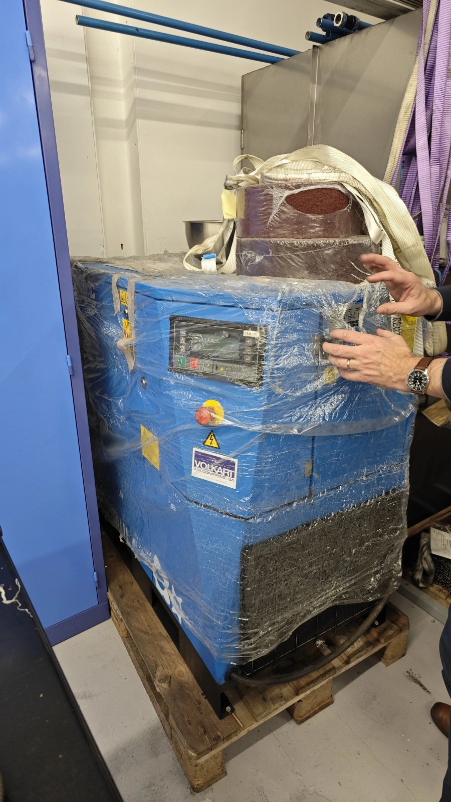 ABAC  Rotary Screw Air Compressor with Dryer, in very good used condition, POA