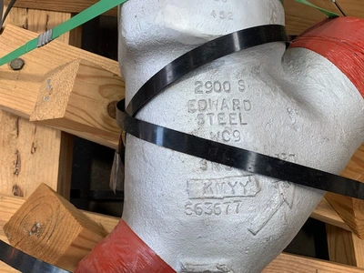 4"-2900# Flowserve Globe  Valve Hand wheel operated , Unused Condition
