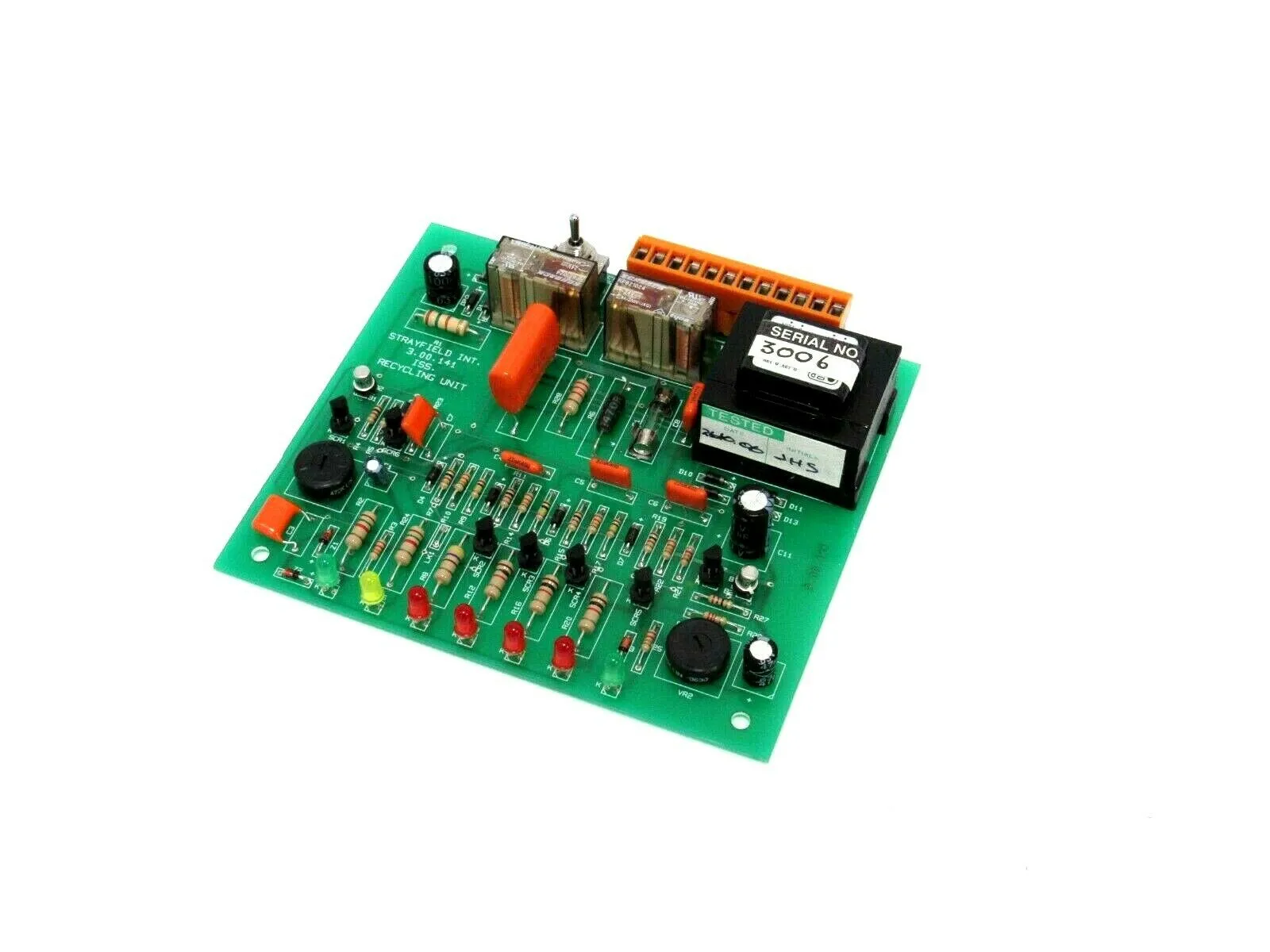 NEW STRAYFIELD 3.00.141 RECYCLING UNIT BOARD 300141