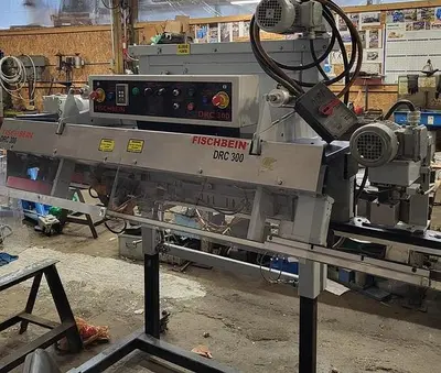 Fischbein DRC-300 dual roll close with hot melt