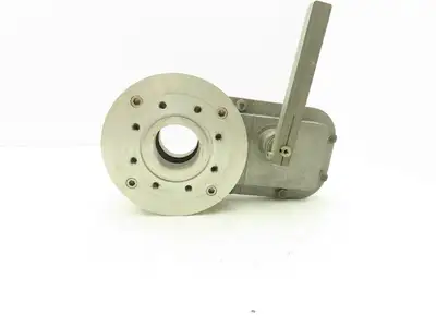 Vacuum Research Company S482 2" Flanged Knife Manual Gate Valve Rubber Seat