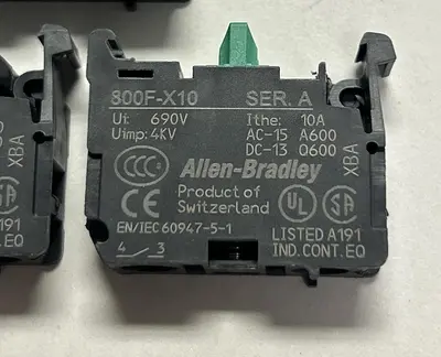 New | in-Stock ALLEN-BRADLEY 800F-X10 Miscellaneous Equipment (Electrical & Power) | Surplus Asset Holdings #1189984