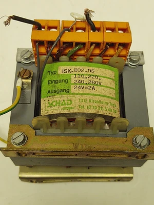Schad ISK-E02.0S   24V 2 Amp Control Transformer  Input 280, 240, 220, 110