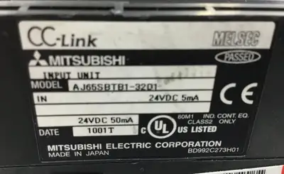 Mitsubishi AJ65SBTB1-32D1 Input Unit 24VDC 3C-2