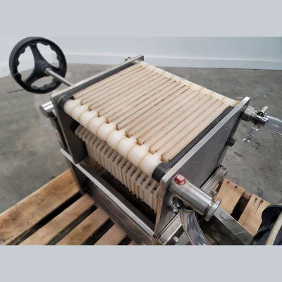 Stainless Steel Laboratory Filter Press with Pump