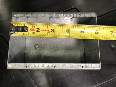6x4" High Voltage Pre-Ganged Masonry Box