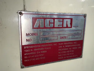 Used 1997 ACER AGS1020AHD Reciprocating Surface Grinders Ohio US | HGR 24 #1329373