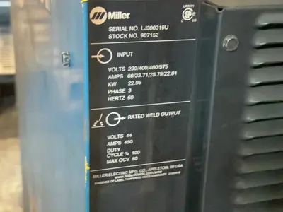 Used MILLER AXCESS 450 Welding Machinery (Other) Ohio US | HGR 24 #1278960