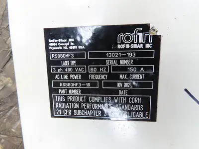 Rofin Sinar 880-2046-1 Capacitor Sub Assembly 900VDC 10mF 10000uF