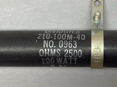 Used OHMITE 0963 210-100M-40 Miscellaneous Equipment (Electrical & Power) | Surplus Asset Holdings #1200941