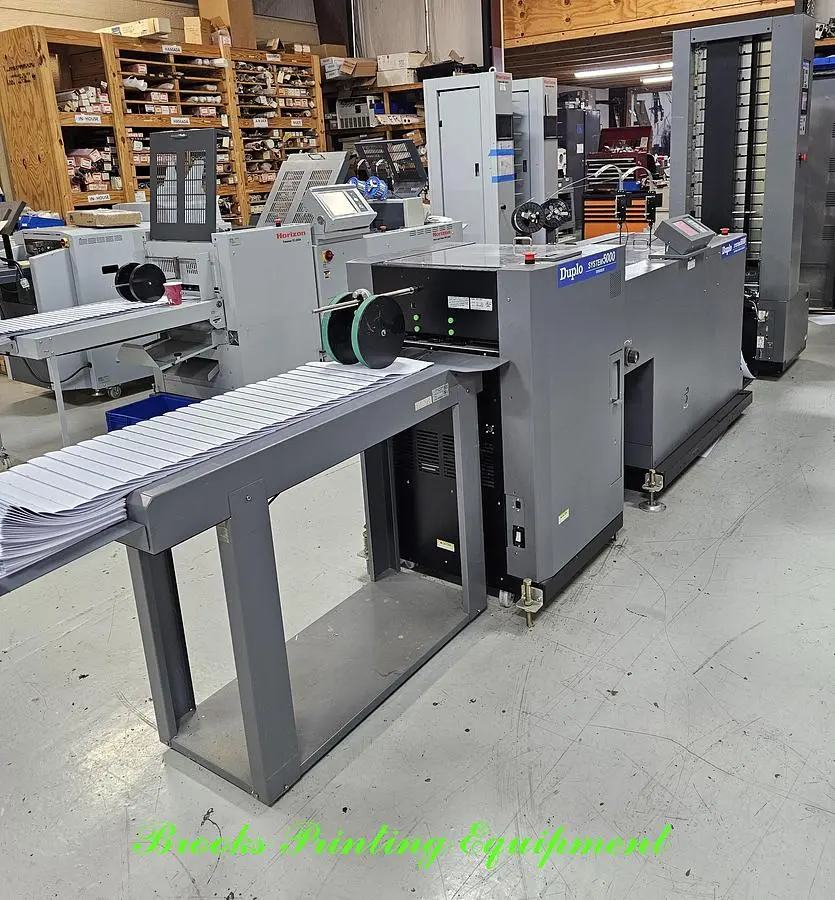 Used 2008 DUPLO 5000 Collators and Gatherers North Carolina US | BROOKS PRINTING EQUIPMENT #1340278
