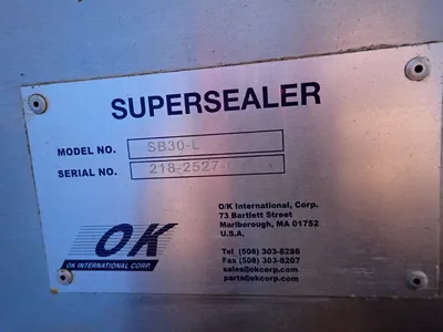 Used OK INTERNATIONAL CORP SB30L Miscellaneous Packaging Equipment Ohio US | HGR 24 #728822