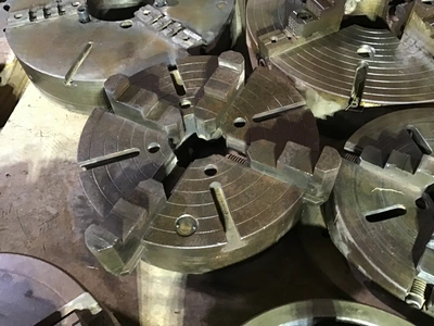 Lot of Lathe Chucks