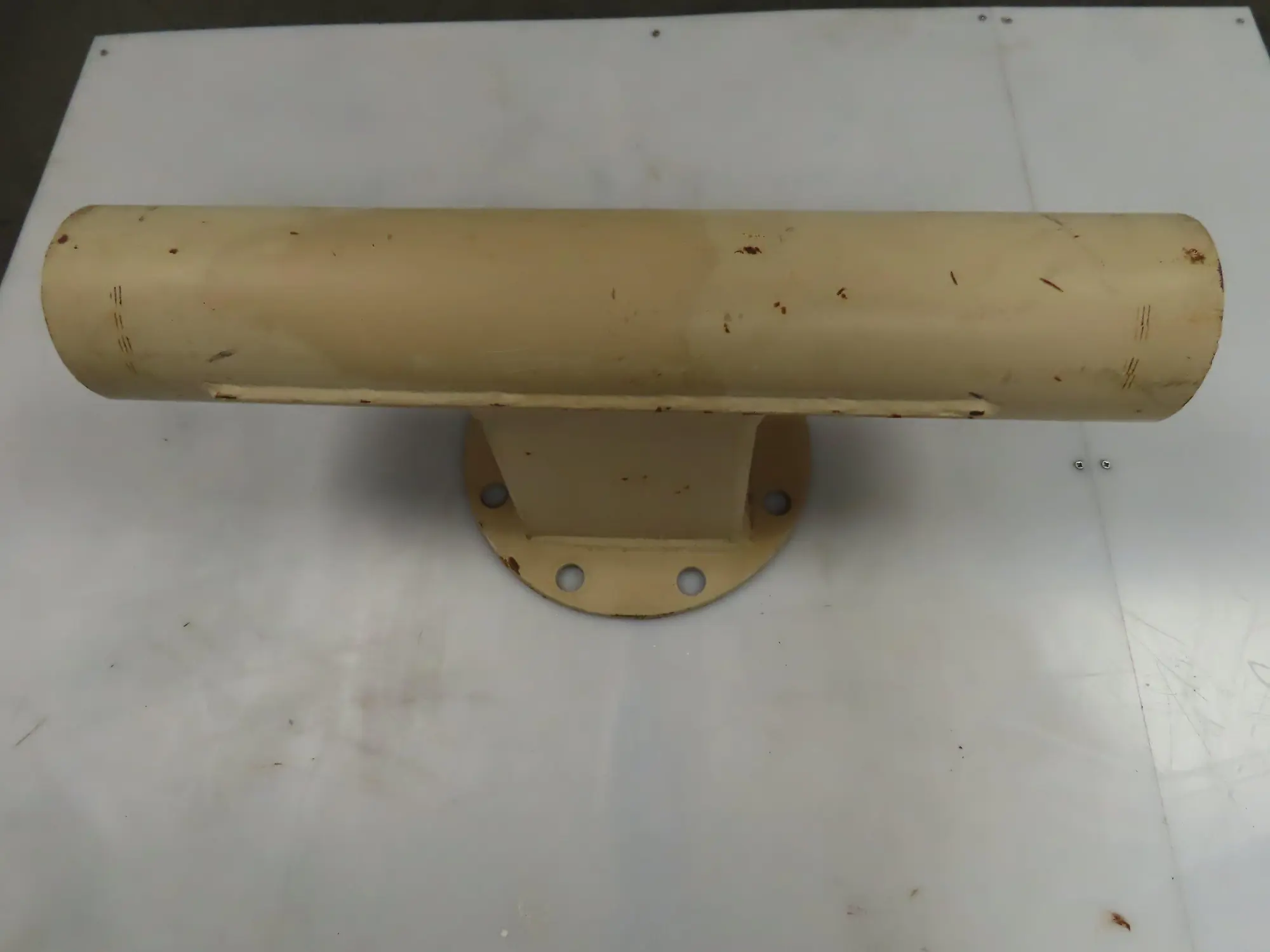 United Conveyor 6"x4" Flanged Steel Split-Shelf Tee AirLock Feeder Dry Bulk Bin
