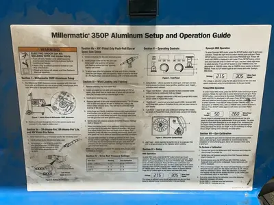 Used MILLER MILLERMATIC 350P ALUMINUM Welding Machinery (Other) Ohio US | HGR 24 #1506564