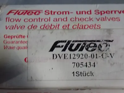 Used FLUTEC DVE1292001CV Valves/Fittings | HGR 24 #732580