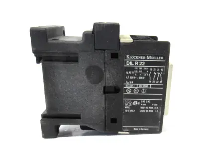 USED KLOCKNER MOELLER DILR-22 CONTROL RELAY DILR22
