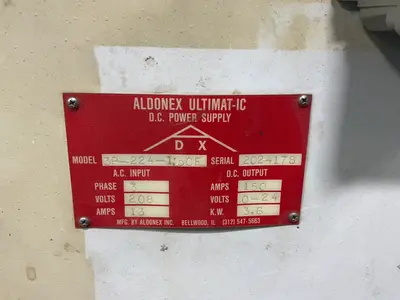 Used ALDONEX INC 3P2241.5CE DC Power Supplies Ohio US | HGR 24 #1186268