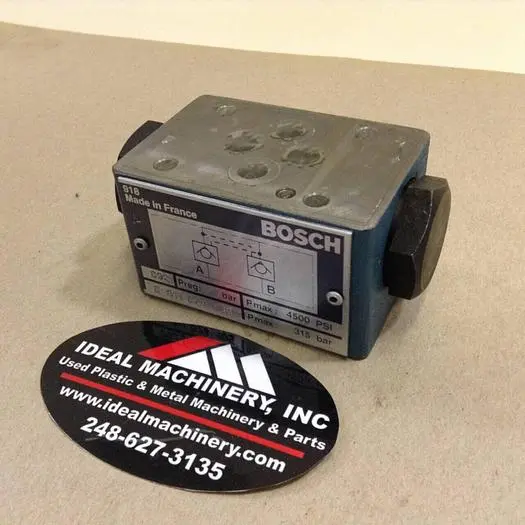 Used BOSCH 0 811 024 105 Valves/Fittings Michigan US | Ideal Machinery #585681
