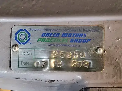 100 hp, 575 volts, Electric Motor