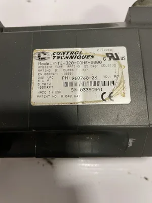Control Techniques NTE-320-CONS-0000 0.76kW Servo Motor 4000RPM 240V