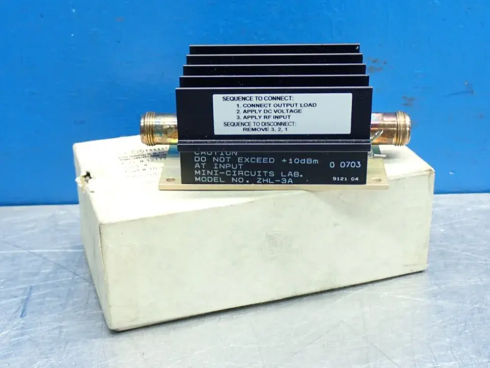 NEW TEST PRODUCTS ZHL3A