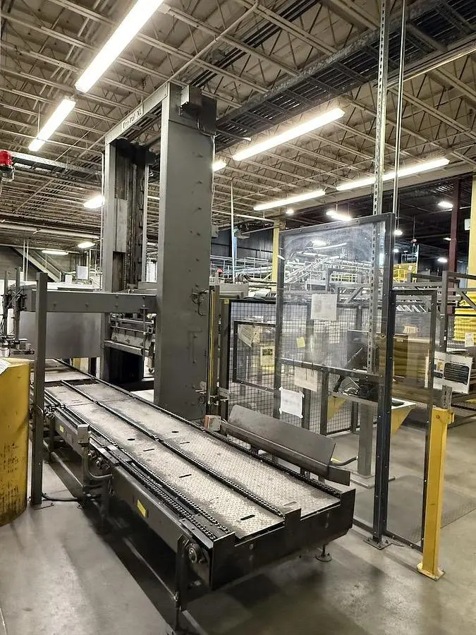 Priority One Automatic Bulk Container Depalletizer - Low Level