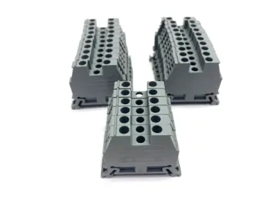 Used Woertz Terminal Block Gray 4mm² 45mm x 6mm x 36mm 1000V LOT OF 26 Terminal Blocks Michigan US | Maverick Industrial Sales #1389132