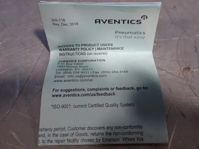 NEW AVENTICS / REXROTH R432006256 / GS03006200303