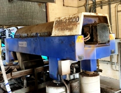Alfa-Laval/Sharples PM-41,000 decanter centrifuge, 316SS.