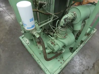 Sullair LS12-60H/A/SUL Rotary Screw Air Compressor 60HP 200V 3Ph 125 PSI 36276H