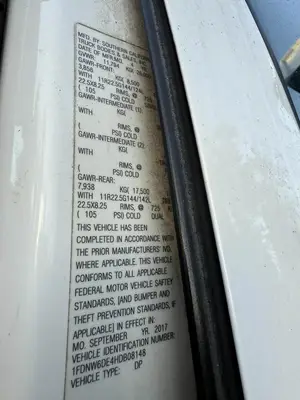 USED 2017 FORD F-650