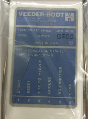 New | in-Stock VEEDER-ROOT 797105-037 Industrial Controls | Surplus Asset Holdings #1220630