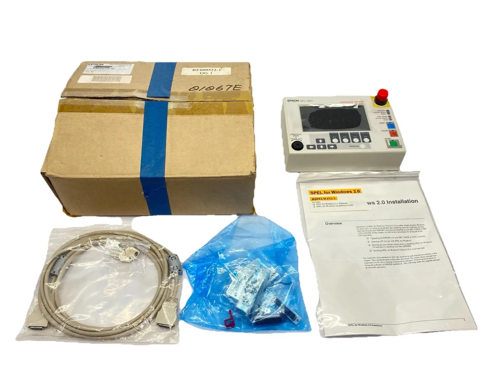 USED EPSON OPU-320 TEACH PENDANT OPERATING UNIT