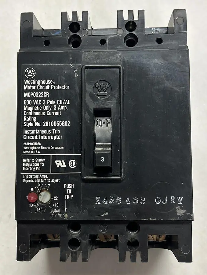 Used WESTINGHOUSE MCP0322CR Miscellaneous Equipment (Electrical & Power) Ohio US | Surplus Asset Holdings #1209982