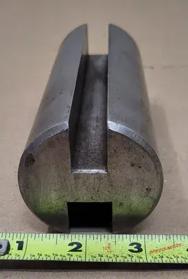 DOUBLE SIDED KEYSEATER BROACH BUSHING, 15MM/20MM, OAL 6", OD 2-1/4"