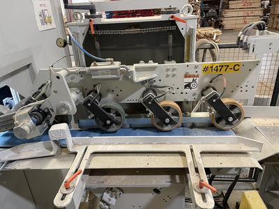 Weinig Optisaw System with Luxscan Combiscan and 3 Opticut 450 Quantum
