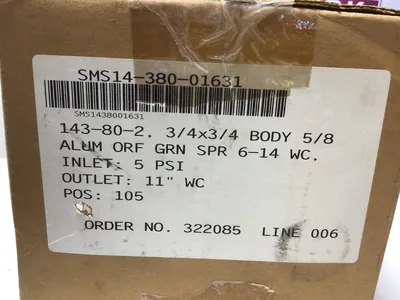 SENSUS 143-80-2 3/4×3/4  Body 5/8 IRV GAS PRESSURE REGULATOR