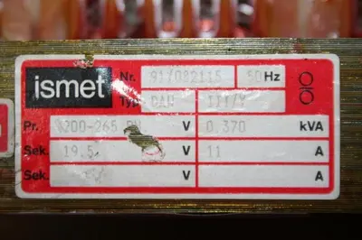 USED ISMET 91/082115