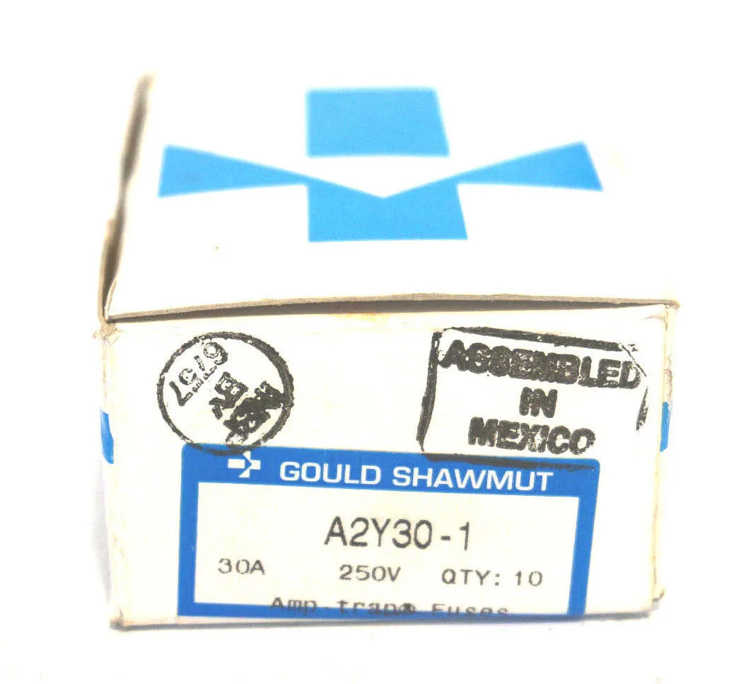 10 NEW GOULD SHAWMUT A2Y30-1 FUSES A2Y301
