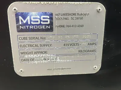 Used 2021 MSS NITROCUBE5 Nitrogen Generators Georgia US | The Equipment Hub #802657