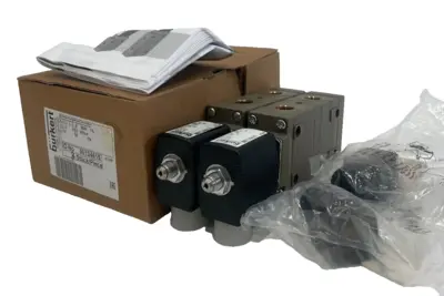 NEW BURKERT 00134615 SOLENOID VALVE LOT OF 2
