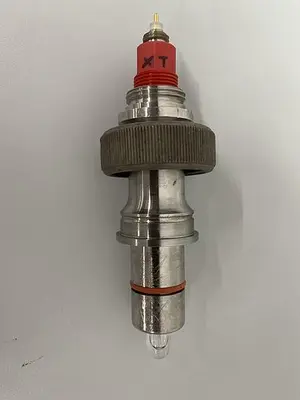 USED METTLER TOLEDO STAINLESS STEEL PH GLASS SENSOR PROBE