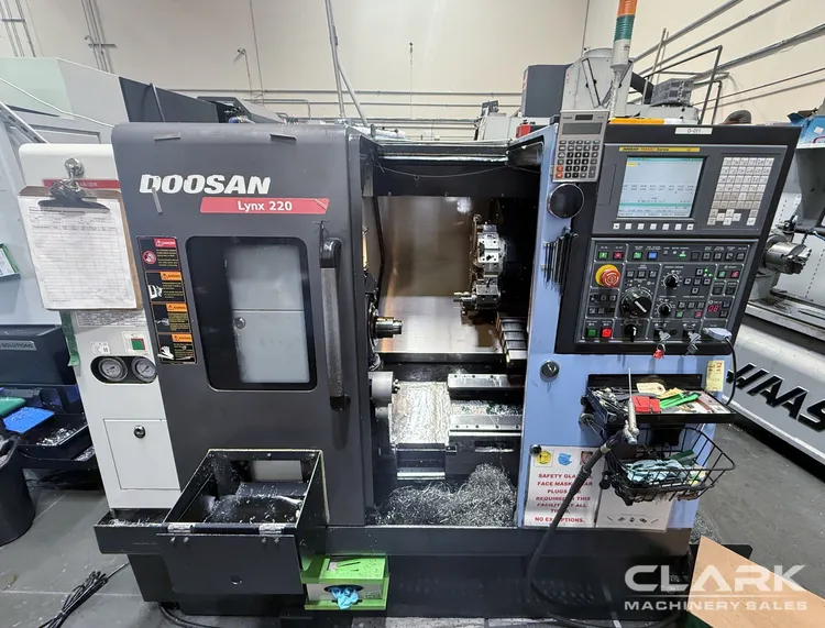 2011 DOOSAN LYNX 220A CNC Lathes 2-Axis | Clark Machinery Sales, LLC
