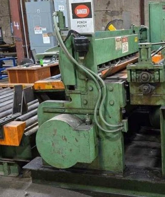 Used WYSONG 1272 Power Squaring Shears (Gauge) Ohio US | D & H Machinery, Inc. #220222