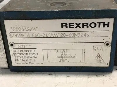 USED REXROTH Z4WE6E6821/AW120-60N9Z45
